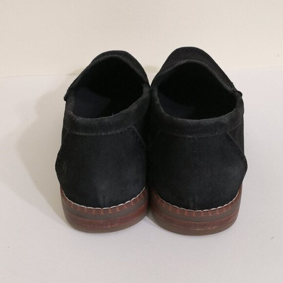 Hush Puppies Women's Black Suede Leather Penny Comfort Loafer Size 9.5B - Picture 5 of 6